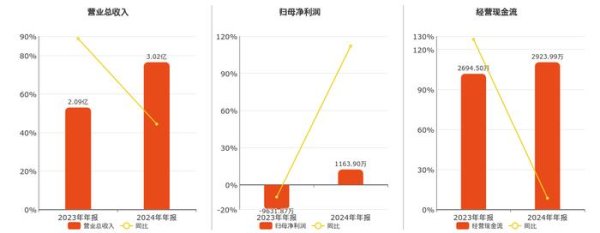 广盛网 富吉瑞(688272.SH)：2024年年报净利润为1163.90万元